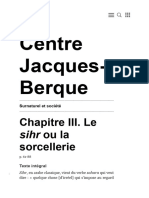 Surnaturel Et Société - Chapitre III. Le Sihr Ou La Sorcellerie - Centre Jacques-Berque