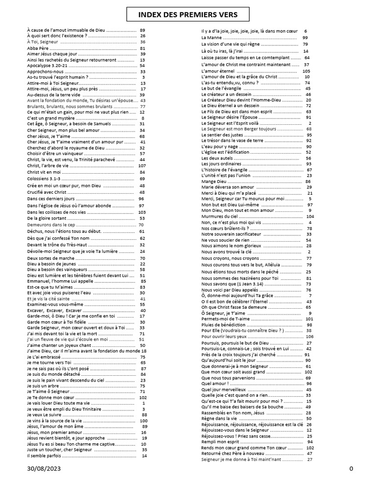 Louange et vie en Christ | PDF | Dieu | Doctrines et croyances religieuses