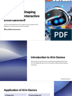 AI in Games: Shaping The Future of Interactive Entertainment