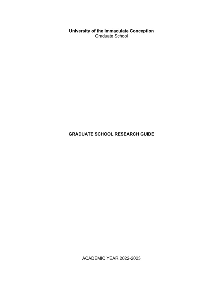 UIC Graduate School Research Guide 2022-2023 | PDF | Qualitative ...