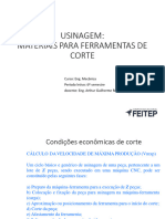 Usinagem: Materiais para Ferramentas de Corte