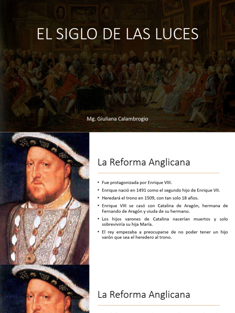 Historia de la Reforma Anglicana y Revoluciones en Inglaterra | PDF ...