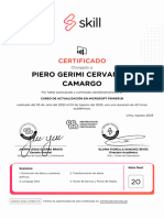 Certificado Piero Cervantes - Power Bi