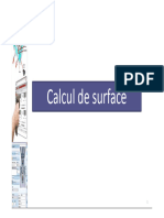 Calcul de Surface