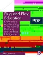 Plug-and-Play Education - Knowledge and Learning in The Age of Platforms and Artificial Intelligence - 2024