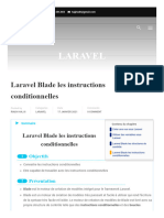Laravel Blade Les Instructions Conditionnelles - Apcpedagogie