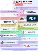 Infografía Técnicas para Las Disfunciones Del Suelo Pélvico