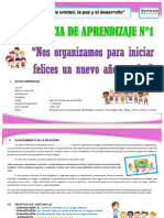 Experiencia de Aprendizaje #1 Iii Ciclo