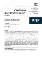 Moorhouse Et Al 2021 e Classroom Interactional Competencies Mediating and Assisting Language Learning During