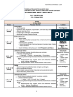 Jadual Transisi Minggu 1