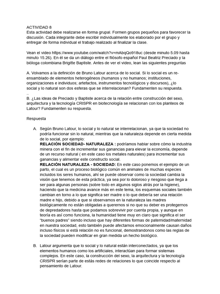 Interacción entre lo social y lo natural | PDF | Entorno natural | Sociedad