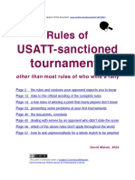 Rules of USATT-Sanctioned Tournaments