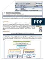 3°,4° Ficha Experiencia de Aprendizaje1-Matematica