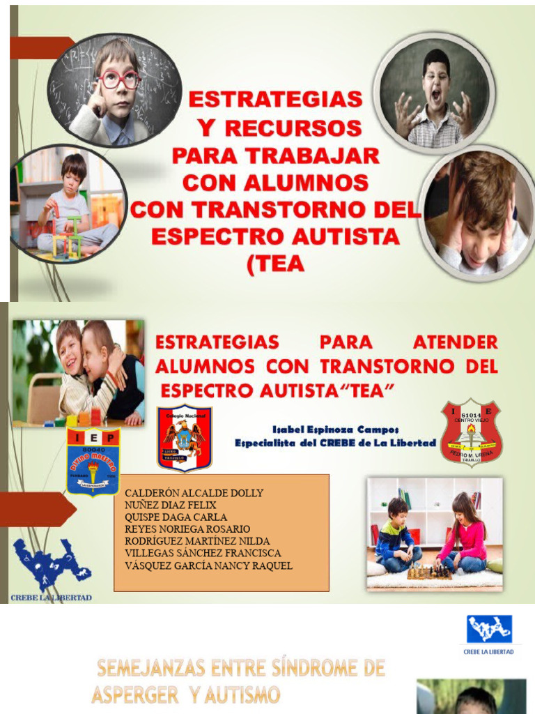 Estrategias para Atender Alumnos Con Tea | PDF | Espectro autista