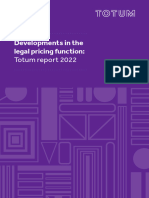 Developments in The Legal Pricing Function - 2022