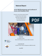 District Skill and Livelihood Action Plan For Persons With Disability (PWDS)