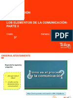 3° - Com - Elementos de La Comunicación - Parte Ii - Sema 01 - Con Audio