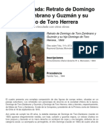 Ficha Retrato de Domingo de Toro-Zambrano y Guzmán y Su Hijo Domingo de Toro Herrera
