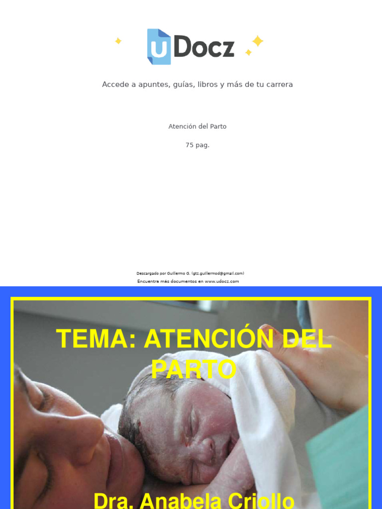 Guía sobre Atención del Parto | PDF | Parto | El embarazo