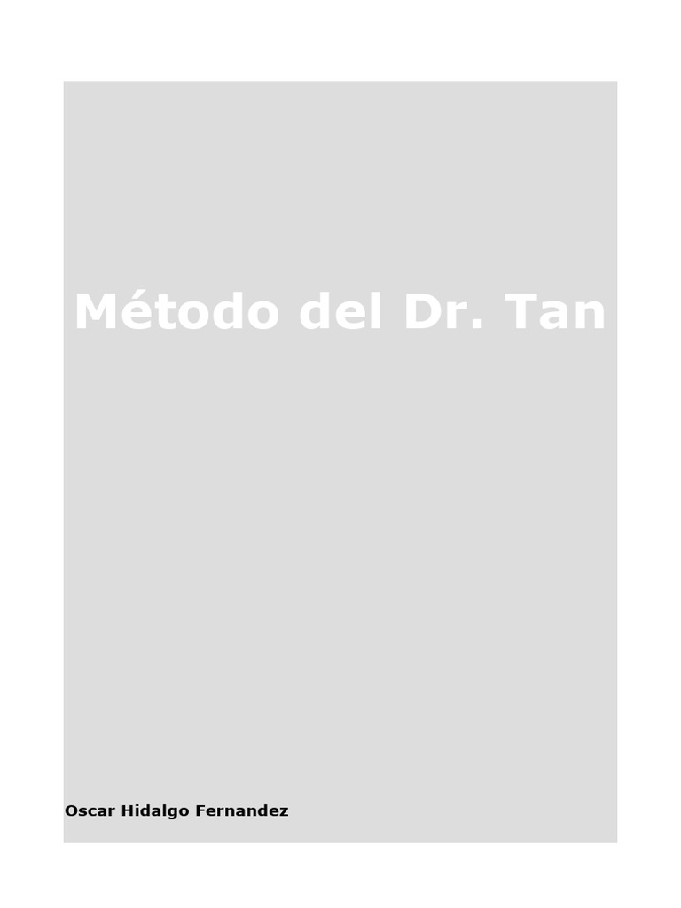 Método de Equilibrio del Dr. Tan | PDF | Mano | Yin y yang