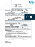 Avaliação Delirium - Modelo Prontuário