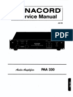 Dynacord PAA330 Service Manual