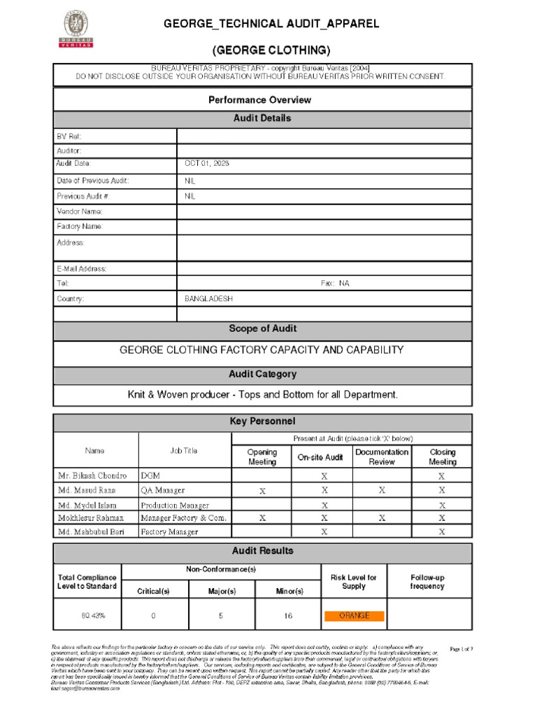 ASDA Audit Report PDF