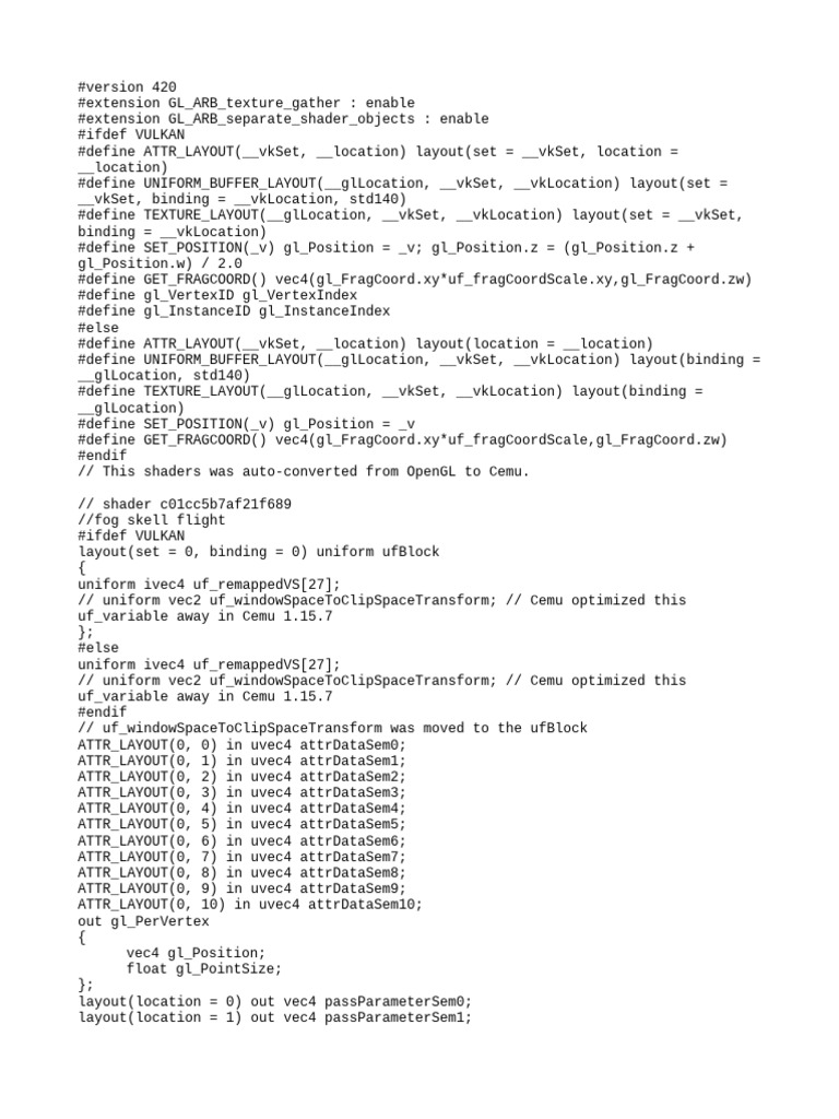 Vulkan and OpenGL Shader Conversion | PDF | Graphics Software | Linux