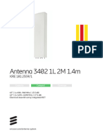 Antenna 3402 1L 2M 1.4m: Capacity Compact Coverage