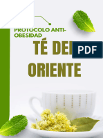 Chá para Emagrecer Minimalista Verde e Branco