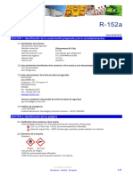 Ficha de Seguridad R 152a Gas Servei Sa