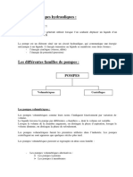 Etudes Des Pompes Hydrauliques