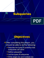 Subquery