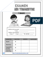 Examen Primer Trimestre 1c2b0grado