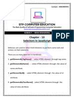 Chapter - 10 Selectors in JavaScript