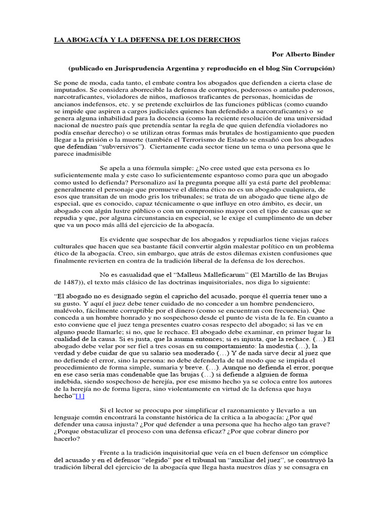 La Defensa y Etica Profesional Del Abogado | PDF | Abogado | Moralidad