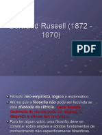 Bertrand Russell (1872 - 1970)