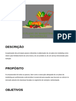 T 1 O Plano de Marketing em Nutrição