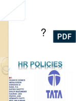 TCS HR Policies and Processes
