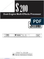 Dual-Engine Multi-Effects Processor: User's Guide