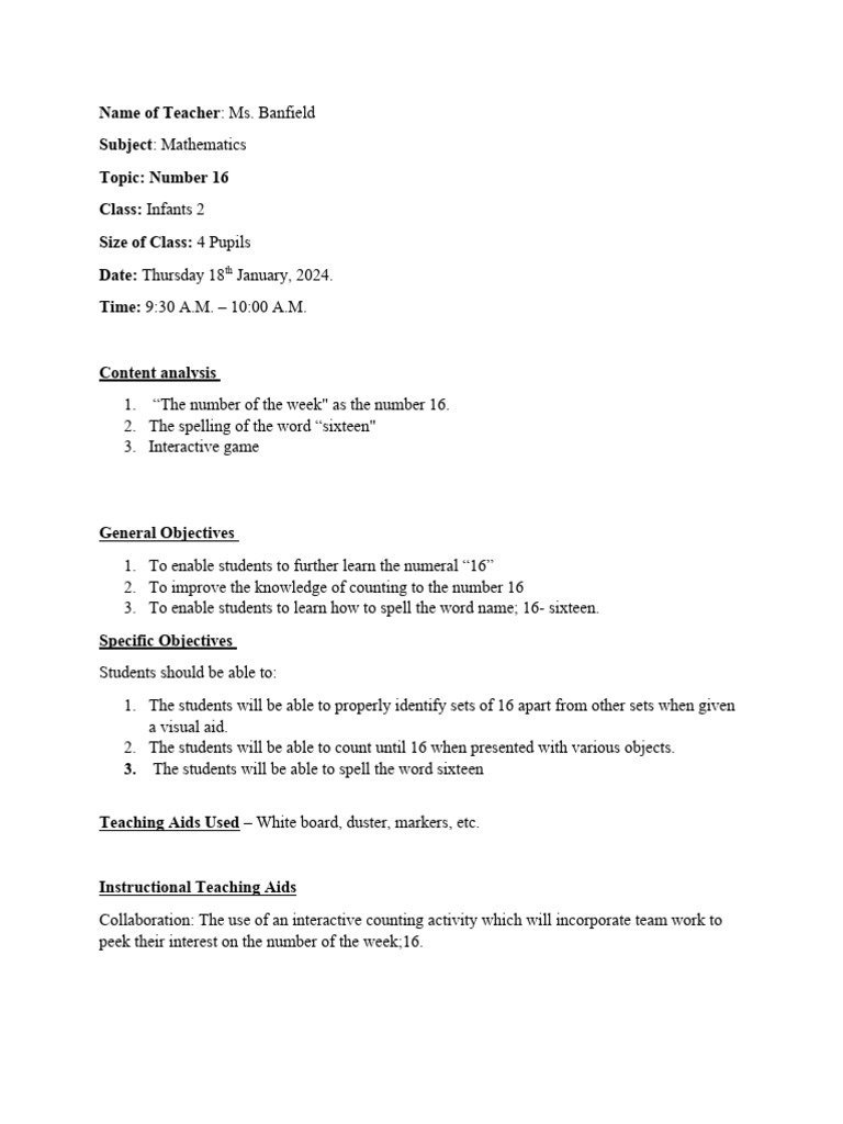 Vocabulary Lesson Plan | PDF | Teachers | Knowledge