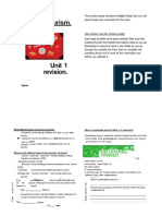 Travel &tourism.: Unit 1 Revision