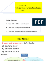 ALL LESSONS - Natural Hazards