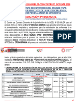 Comunicado 014 2024 Adjudicacion Presencial PN Evaluacion de Expedientes F