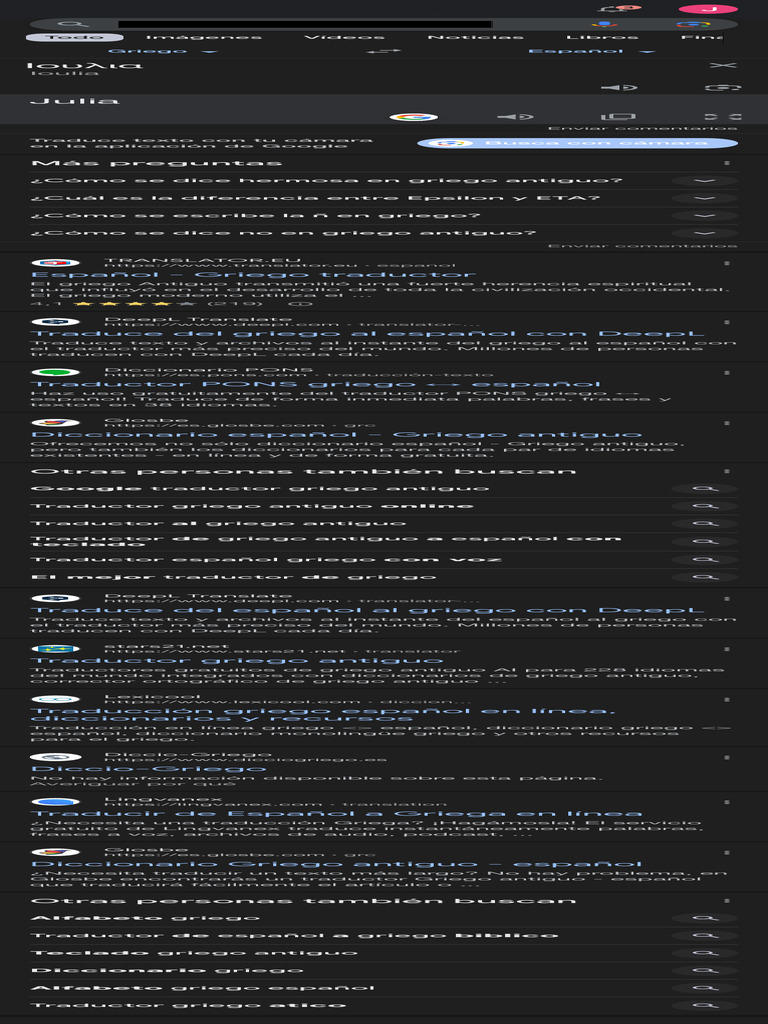 Traductor espa ol griego antiguo buscar con google pdf