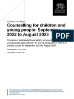 Counselling Children and Young People September 2022 August 2023