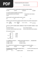 5th Week Homework