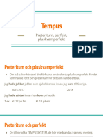 Tempus Preteritum, Perfekt, Pluskvamperfekt