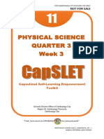 Physical Science Quarter 3 Week 3: Not For Sale