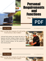 Personal Requirements and Functions: The Workers